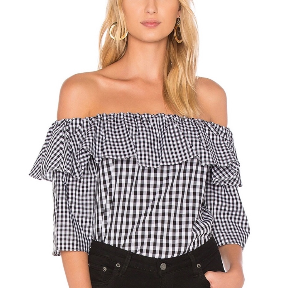 NWT Revolve Lovers + friends gingham top